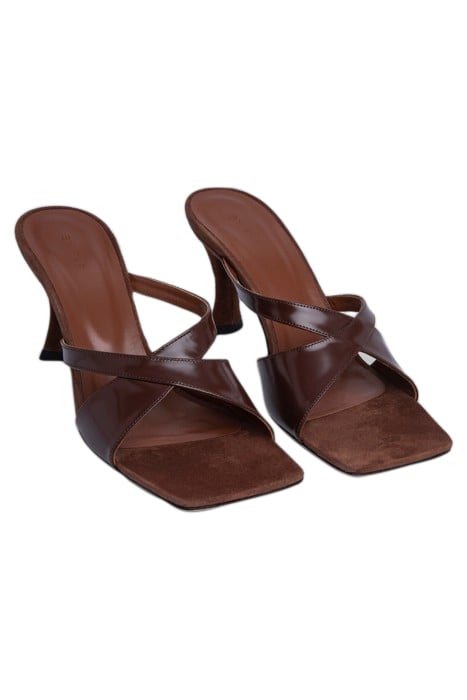 KITTY DARK BROWN SEMI PATENT LEATHER 2