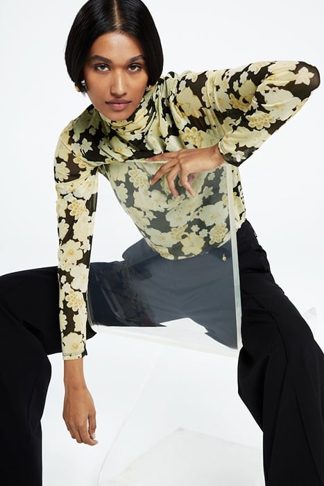 JANE TOP BLACK/LEMON SORBET 5