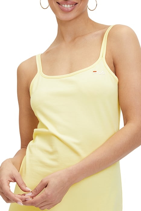 BRILLON SPAGETTI STRAP DRESS FRENCH VANILLA 6