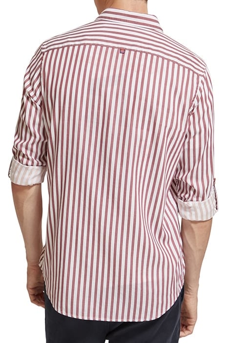 REGULAR FIT STRIPED SHIRT JAM WHITE STRIPE 2
