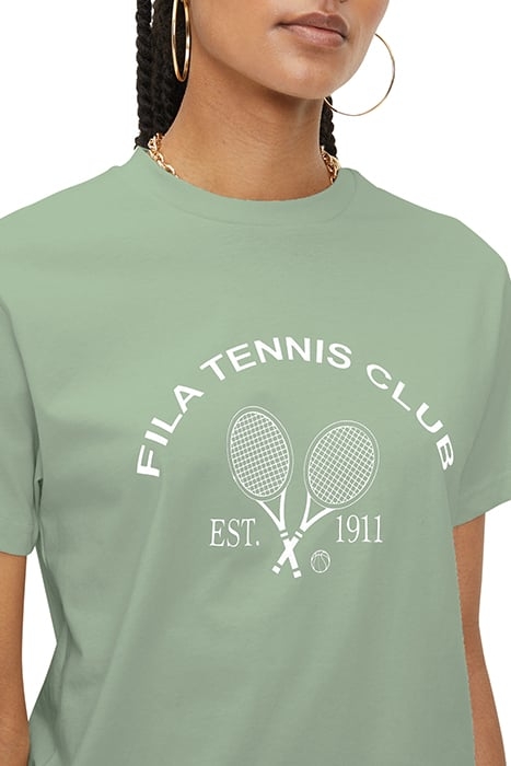 LUANDA GRAPHIC TEE SMOKE GREEN 6