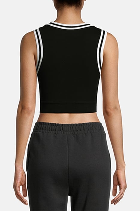 LEKKI GRAPHIC BRA TOP BLACK 2