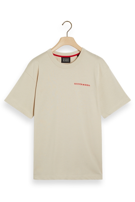 UNISEX ORGANIC COTTON CREWNECK T-SHIRT STONE 7