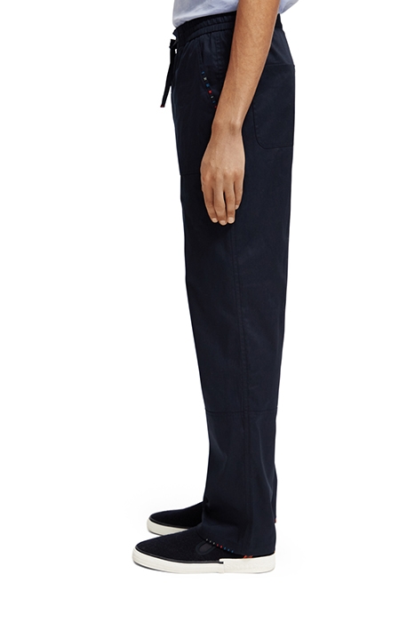 THE VERT - STRAIGHT-LEG TWILL JOGGER WITH REPAIR STITCHES NI 6