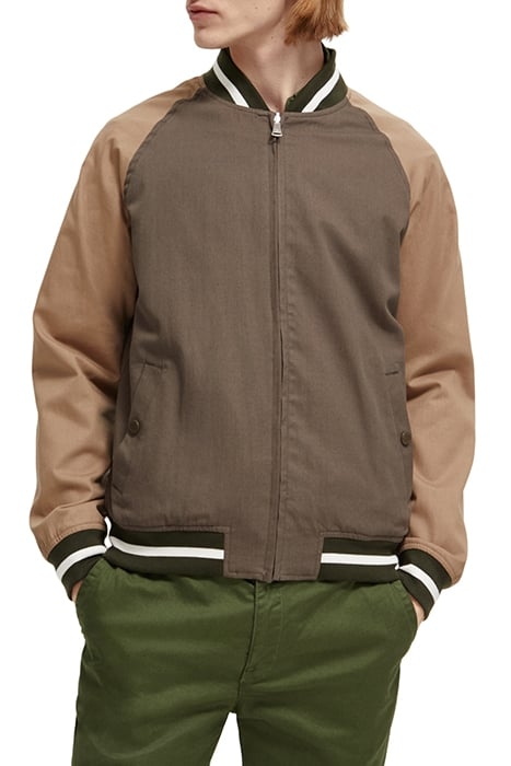 REVERSIBLE BOMBER JACKET TAUPE ANIMAL 8