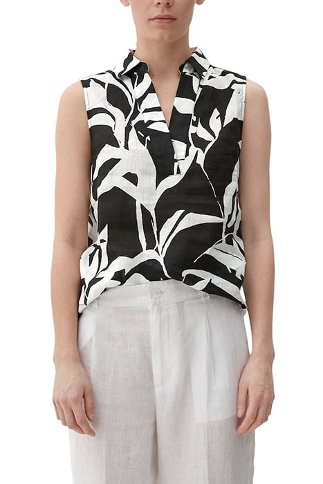 S.OLIVER BLOUSES GREY/BLACK 1