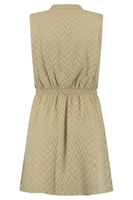 ROOS DRESS SLEEVELESS KHAKI 2