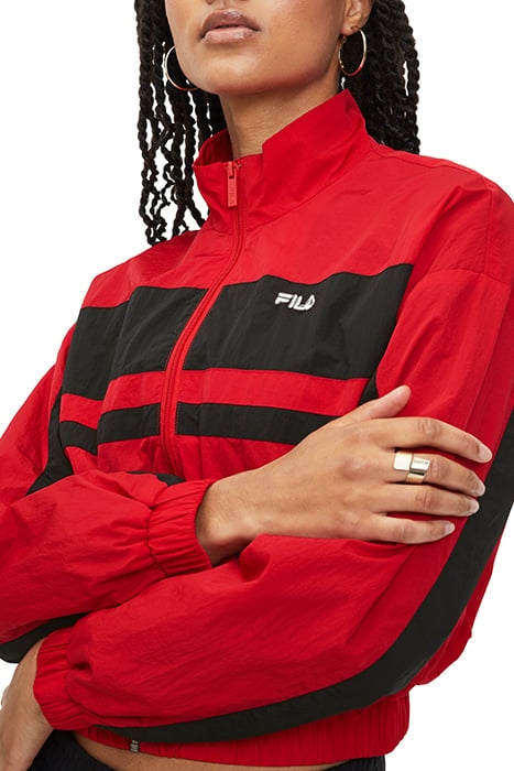 LUBU CROPPED TRACK JACKET TRUE RED-BLACK 6