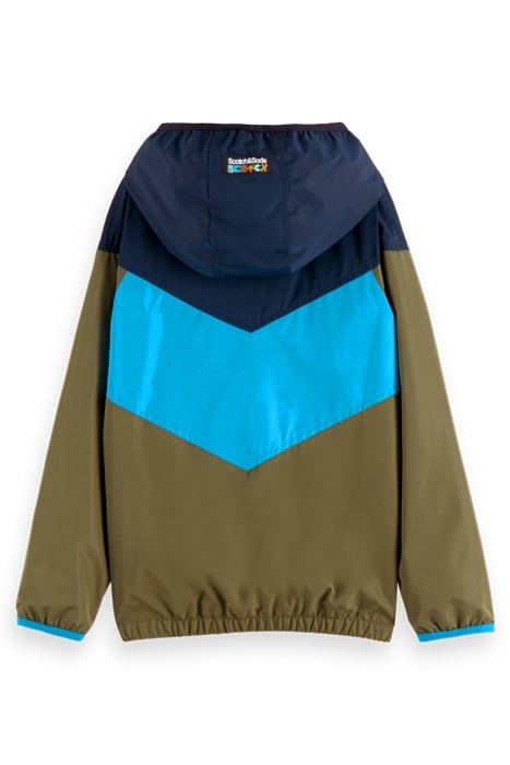 COLOUR BLOCK LIGHTWEIGHT JACKET IN RECYCLED POLYESTER COLOUR 6