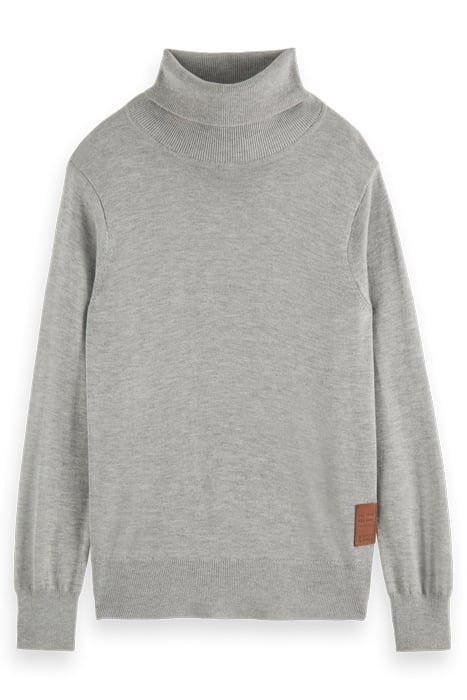 ROLL NECK PULLOVER GREY MELANGE 4