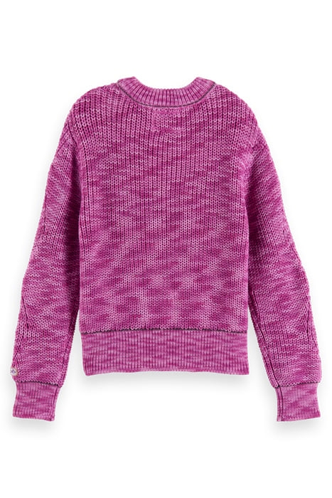 STRUCTURED PULLOVER VINYL VIOLET MELANGE 5