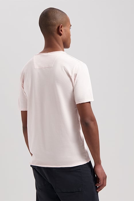 BASIC V-NECK TEE SLUB JERSEY PEARL 2