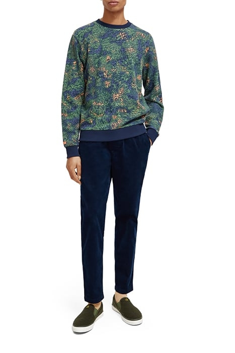 BIG AOP SWEATSHIRT NIGHT ORANGE CAMO 3