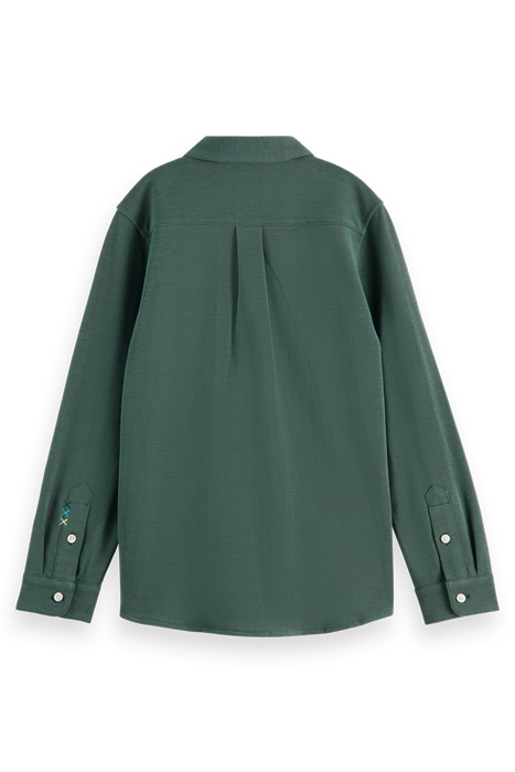 PIQUE SHIRT FOREST GREEN MELANGE 5