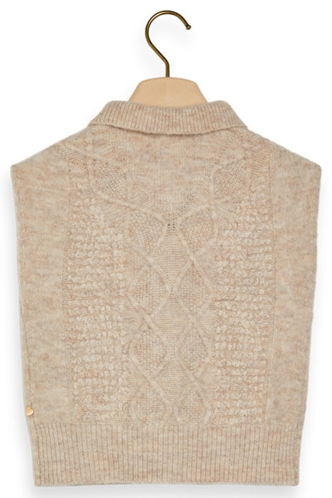 KNIT STRUCTURE MIX SPENCER ECRU MELANGE 2