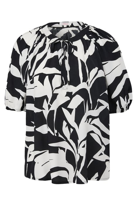 S.OLIVER BLOUSES GREY/BLACK 4