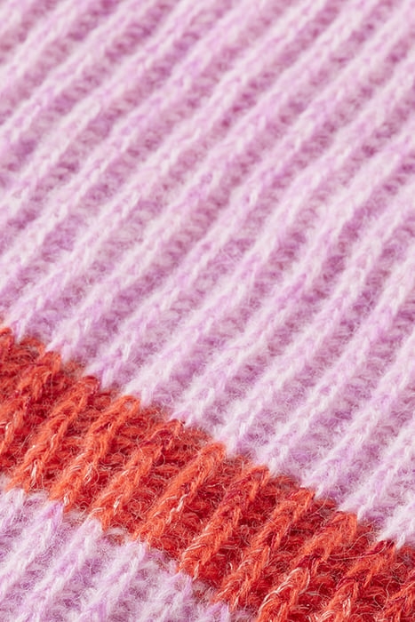 KNITTED GRADIENT SCARF WINTER SUNSET 5