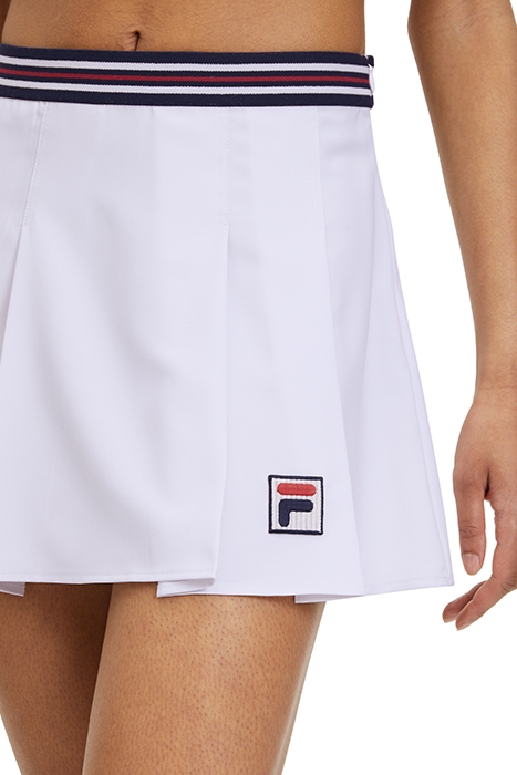LAIWU PLEATED TENNIS SKIRT BRIGHT WHITE 6