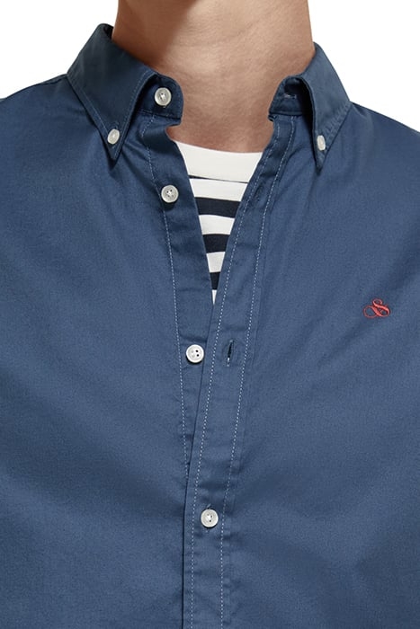 ESSENTIAL SOLID OXFORD SHIRT STORM BLUE 6