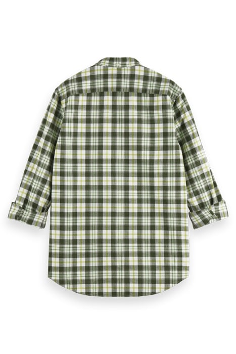 LIGHTWEIGHT FLANNEL CHECK SHIRT GREEN CHECK 5