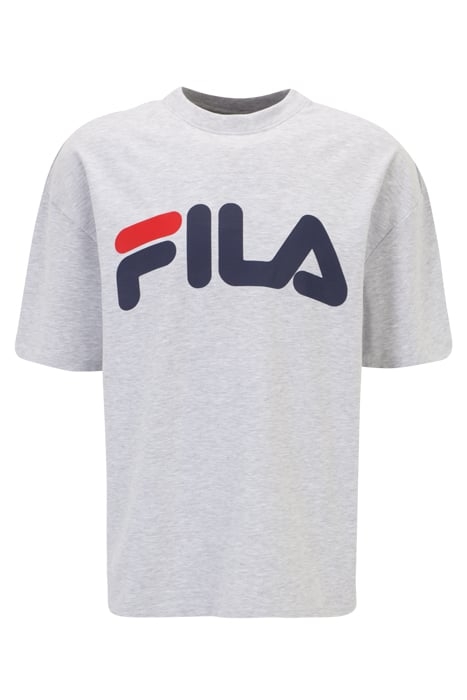 LOWELL OVERSIZED LOGO TEE LIGHT GREY MELANGE 4
