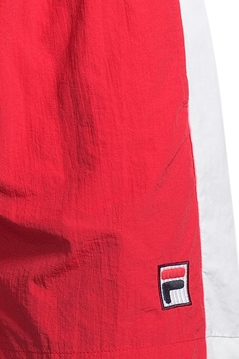 SINGAPUR BLOCKED BEACH SHORTS TRUE RED-BLACK IRIS-BRIGHT WHI 6