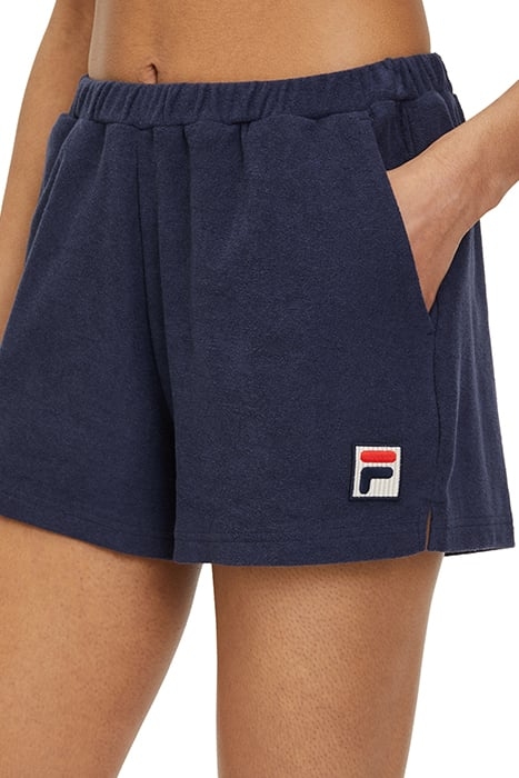 LUSAKA TOWELLING SHORTS BLACK IRIS 6