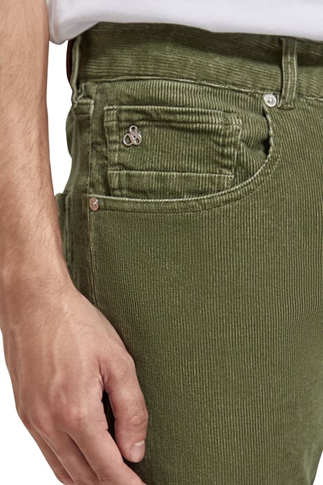 REGULAR SLIM RALSTON CORDUROY JEANS IN ORGANIC COTTON ARMY 7