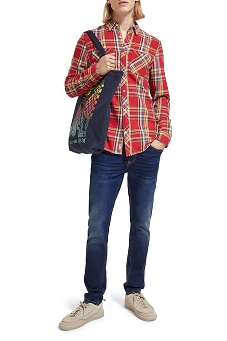 ARCHIVE FLANNEL CHECK RED CHECK 3