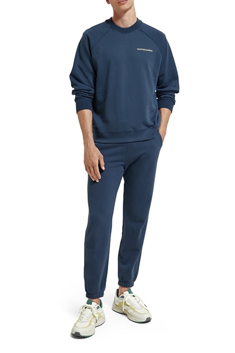 UNISEX ORGANIC CREWNECK SWEATSHIRT STORM BLUE 6