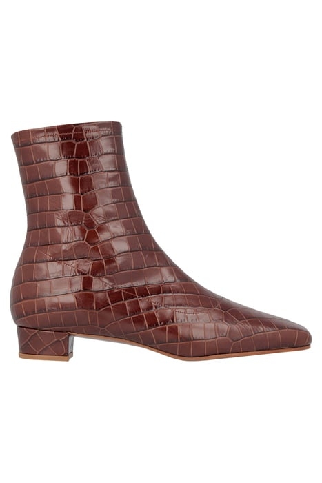 ESTE BOOT NUTELLA CROCO EMBOSSED LEATHER 1