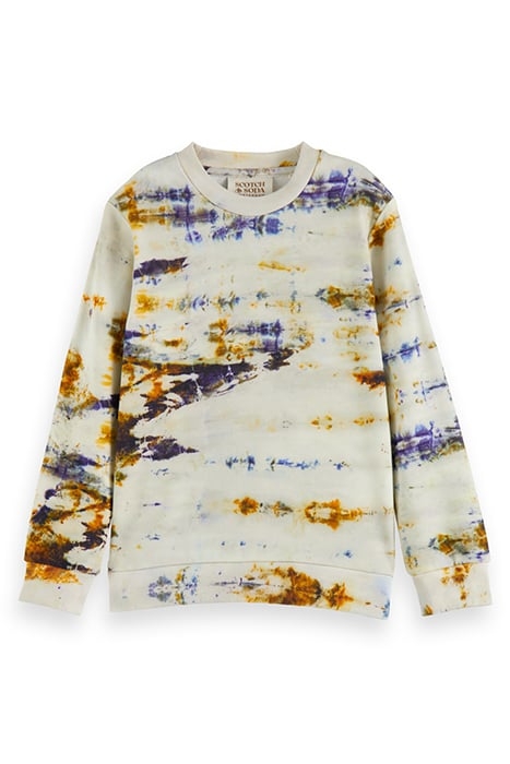 ALL-OVER PRINTED SWEATSHIRT CONTAINS ORGANIC COTTON OFF WHIT 4