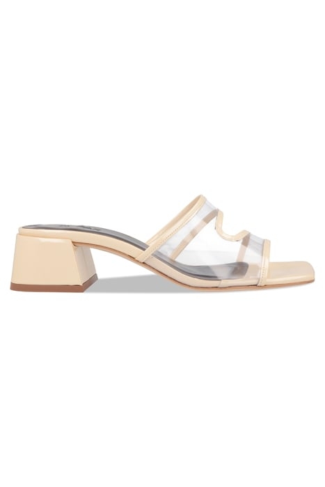 LOLA CREAM METALLIC PATENT LEATHER 1