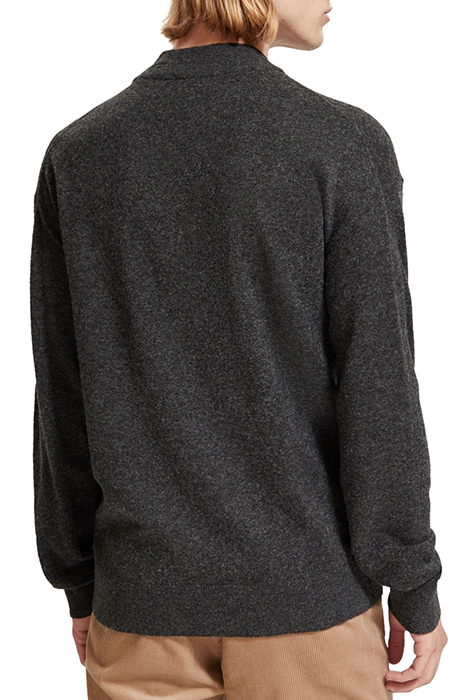 DROPPED SHOULDER BASIC MOCK IN RECYCLED POLYESTER BLEND MOON 2