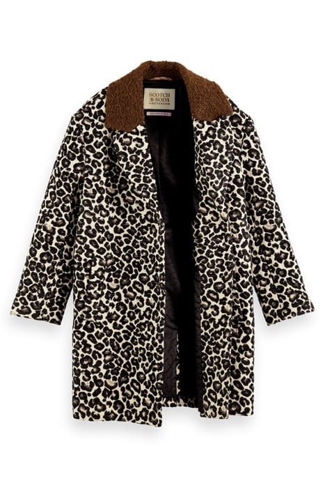 LEOPARD JACQUARD COAT ANIMAL 6