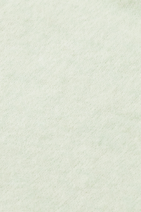 FUZZY CREW NECK PULLOVER LIGHT MINT 8