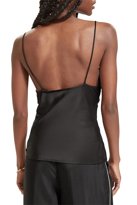 COWL NECK CAMISOLE EVENING BLACK 2