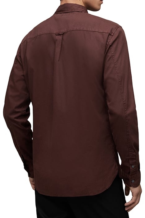 HAWTHORNE LS SHIRT WARM RED 2