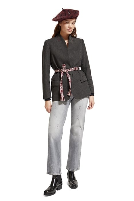 BRUSHED ANIMAL BERET BORDEAUX 3