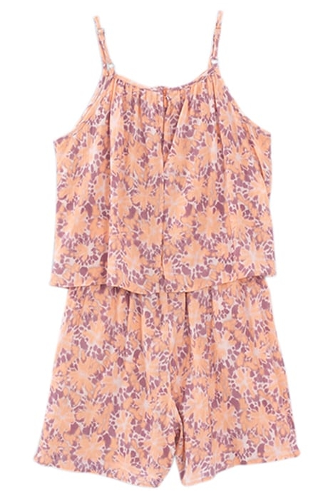 GIRLS’ VIOLET PSYCHEDELIC FLOWER PRINT PLAYSUIT 3