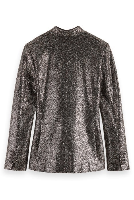 BLAZER IN MIXED SEQUINS BLACK 5