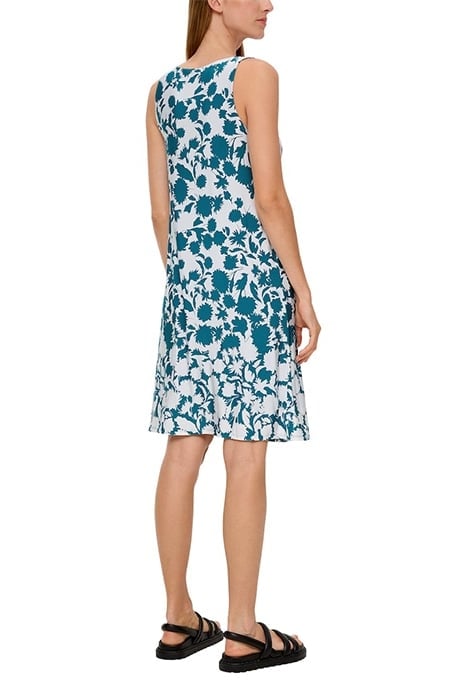 S.OLIVER DRESSES BLUE GREEN 2