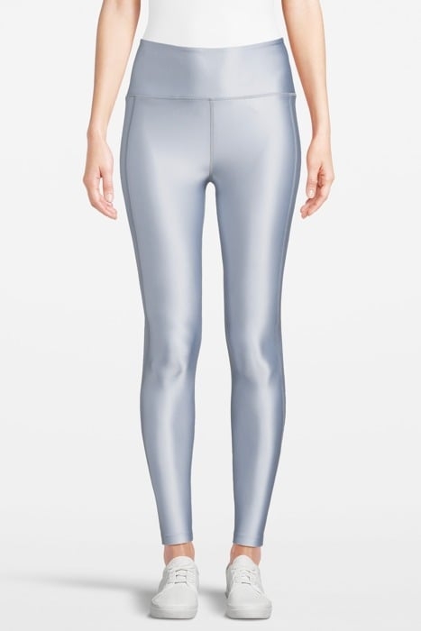 CROPPED GLOSS LEGGING SILVER GRE 1