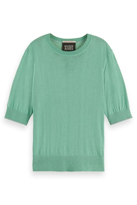 SHORT SLEEVED CREW NECK PULLOVER FROZEN MINT 4