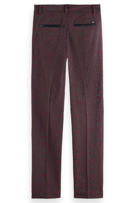 LOWRY - MID RISE LEOPARD JACQUARD PANT LEOPARD JACQUARD BORD 5