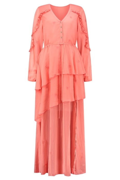 SAMANTHA MAXI DRESS SUGAR CORAL 1