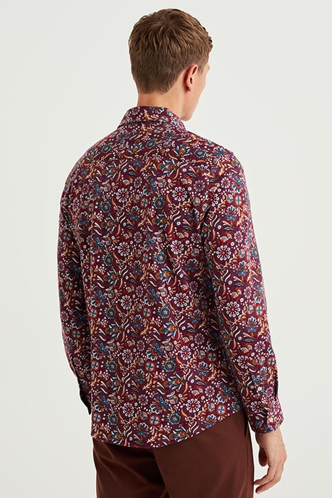 SHIRT BURGUNDY RED 2