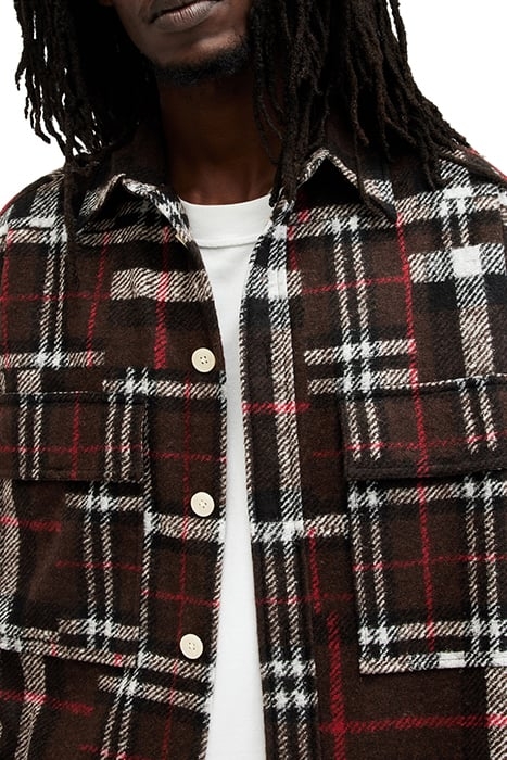 REDWOOD LS SHIRT HENNA BROWN 8