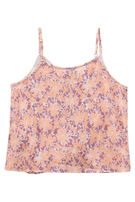 GIRLS’ VIOLET PSYCHEDELIC FLOWER PRINT CAMISOLE 3