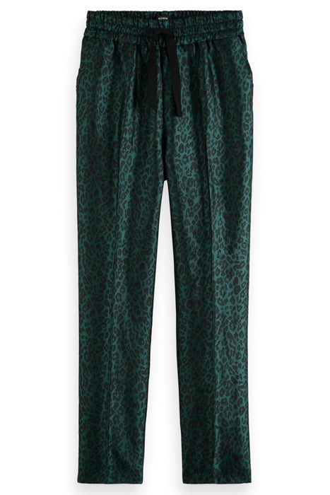 MAIA - MID RISE TAPERED LEG LEOPARD JACQUARD JOGGER CREATURE 4